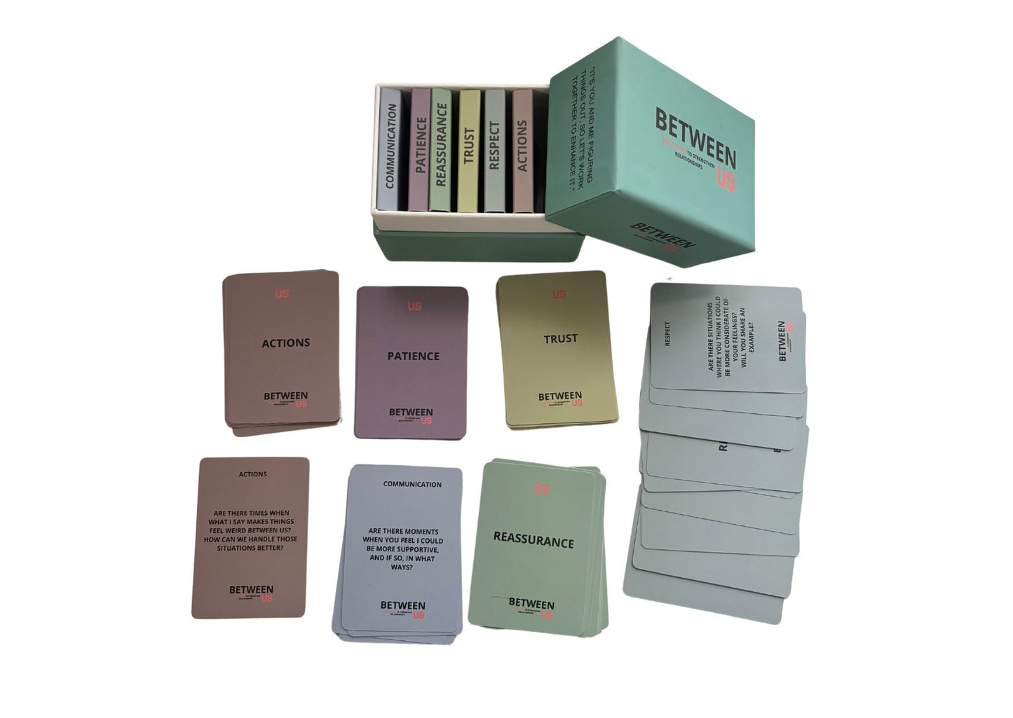 BETWEEN US CARD GAME