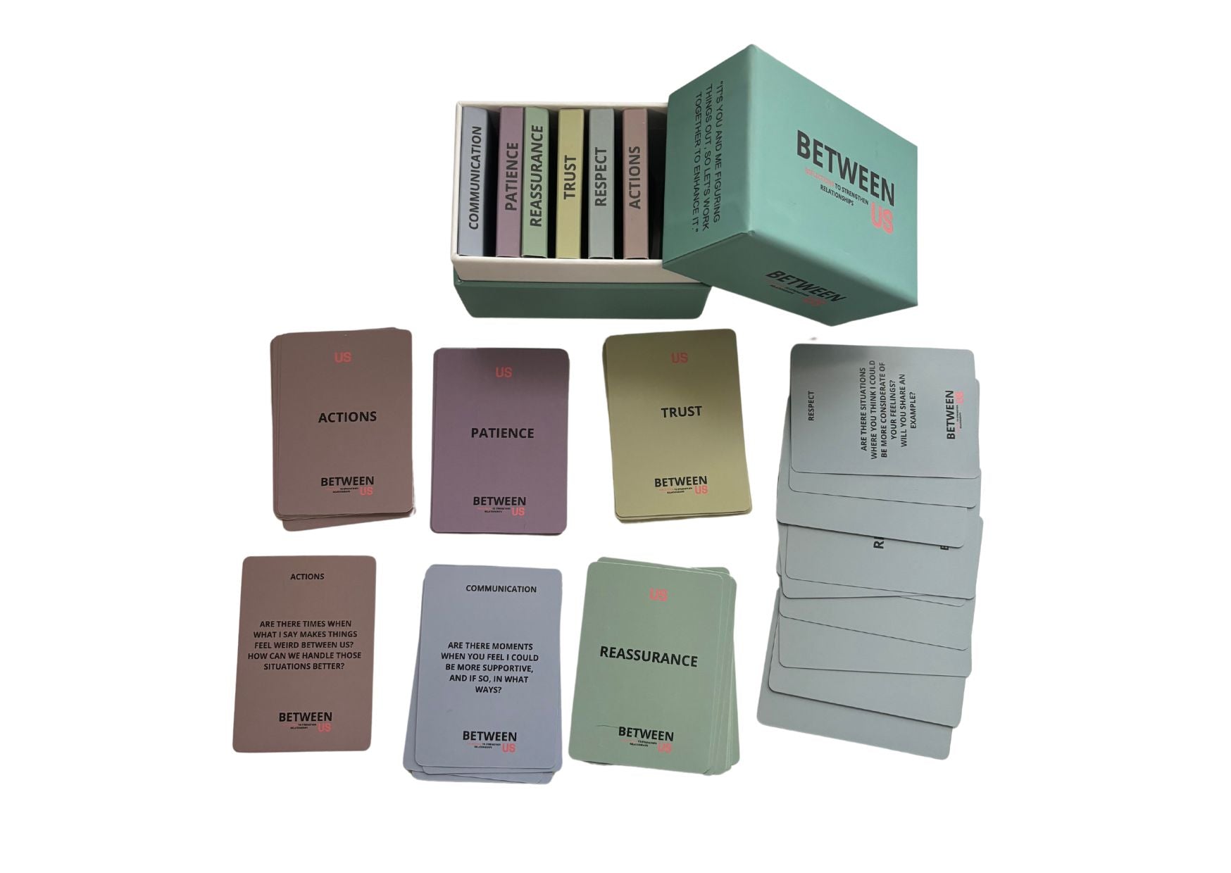 BETWEEN US CARD GAME