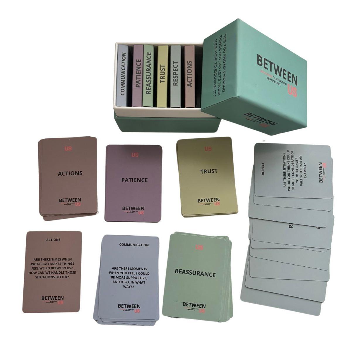 BETWEEN US CARD GAME