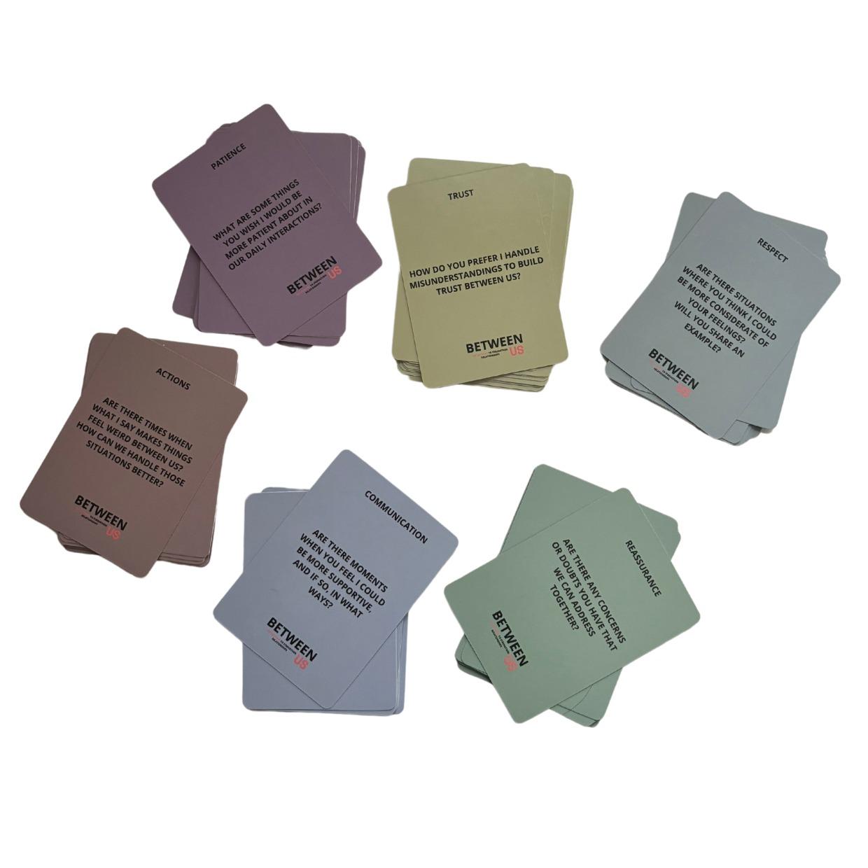 BETWEEN US CARD GAME